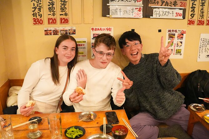 [1 Group Only] Tokyo Shinjuku Food Tour for Family - Stop 5 Back in Kabukicho: Optional Sake Tasting for Adults, Kids-Friendly Food Time