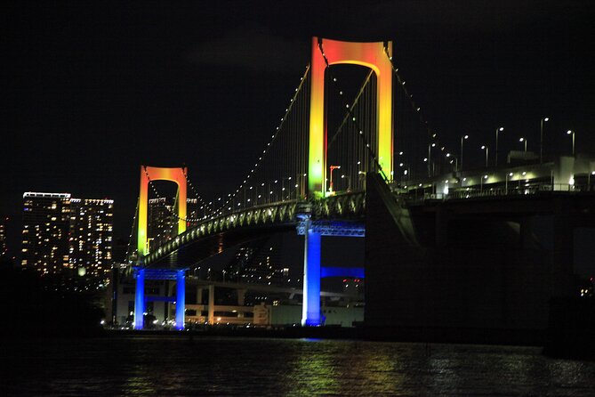 2 Hours Private Cruising Boat Tour;Tokyo Bay & River - Odaiba and Rainbow Bridge, skyline photos from a rare angle