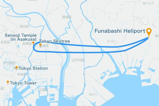 22-Min Tokyo City Lights Helicopter Tour – Skytree and Asakusa - Skytree, Asakusa, Tokyo Station Gallery: Your Downward Photo Checklist