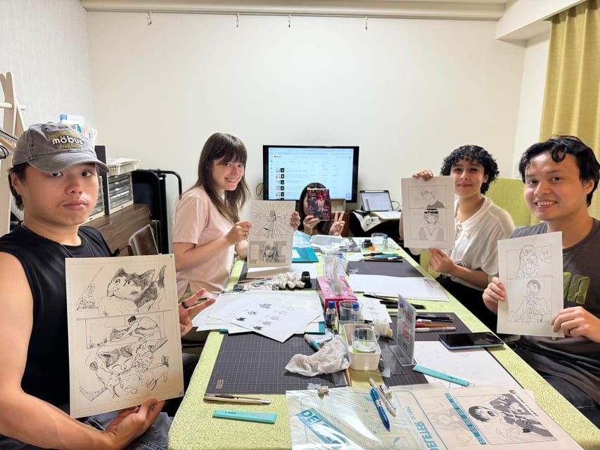 3-Hour Manga Drawing Workshop in Tokyo - 3 Hours With a Small Group, and English Support When Your Japanese Is Rusty