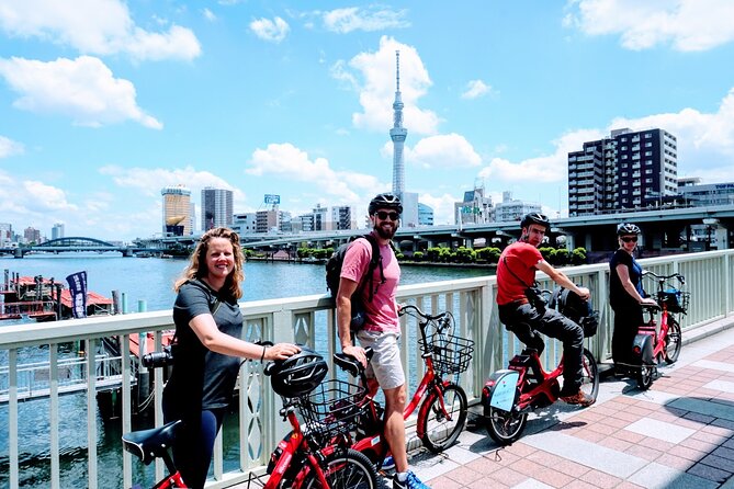 3h Tokyo E-Bike Tour: Hidden Gems, and Local Life with guide - Tsukiji Outer Market streets: old-school food Tokyo