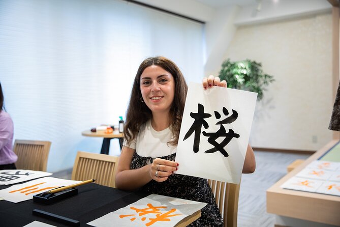 Asakusa Calligraphy Workshop Craft Your Own Art in Tokyo - Switching tools: brush writing plus a modern fude pen