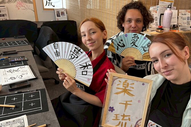 Asakusa:Japanese Calligraphy & Make your original folding fan! - The 8 strokes foundation, why beginners should care