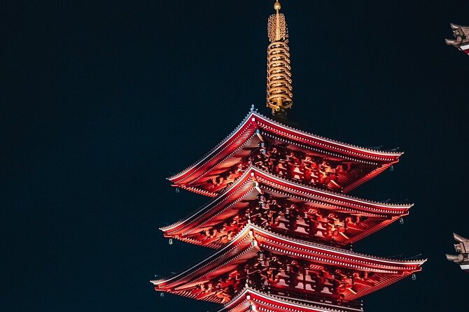 Asakusa Night Evening Walking Tour with English-Speaking Guide - Stop 3: Senso-ji Temple at Night, Kannon’s Area and the 6 PM Main Hall Reality