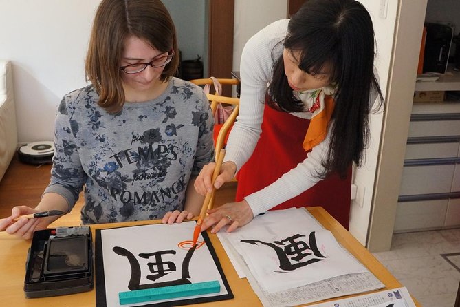 Authentic Japanese calligraphy class in Tokyo! Kanji your name - From Yoga Shrine to a calligrapher’s home