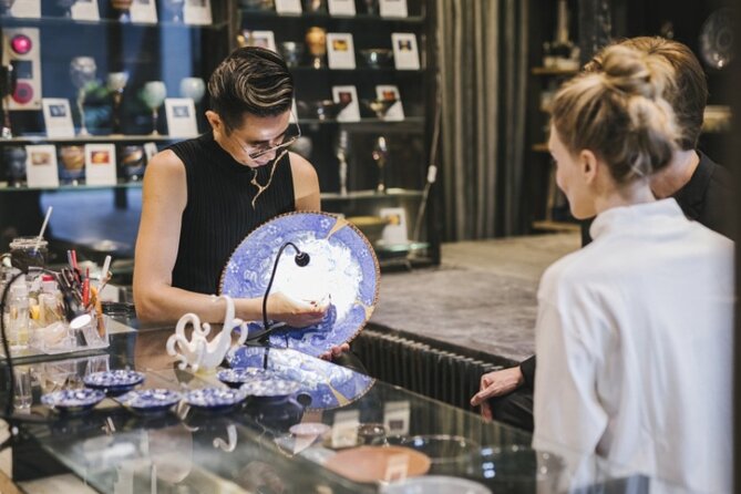 Authentic Pure Gold Kintsugi Workshop with Master Taku in Tokyo - What you’ll do with a plate from the start