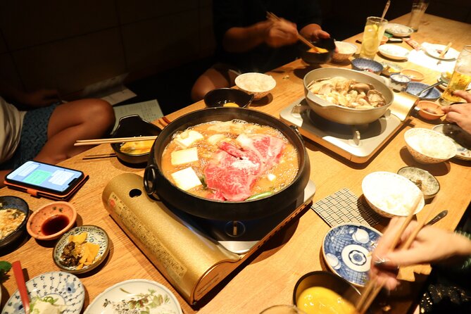 Authentic Sukiyaki Dinner and Life in Shibuya and Nakameguro - Shibuya Comedy Bar, English stand-up close to the action