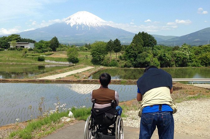 Barrier-Free Private Mt. Fuji Tour for Wheelchair Users - Oshino Hakkai: eight springs and that cool, blue water effect