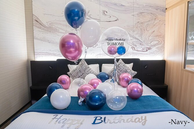 Birthday celebration surprise with balloon decoration! - A Tokyo Balloon Surprise You Can Schedule