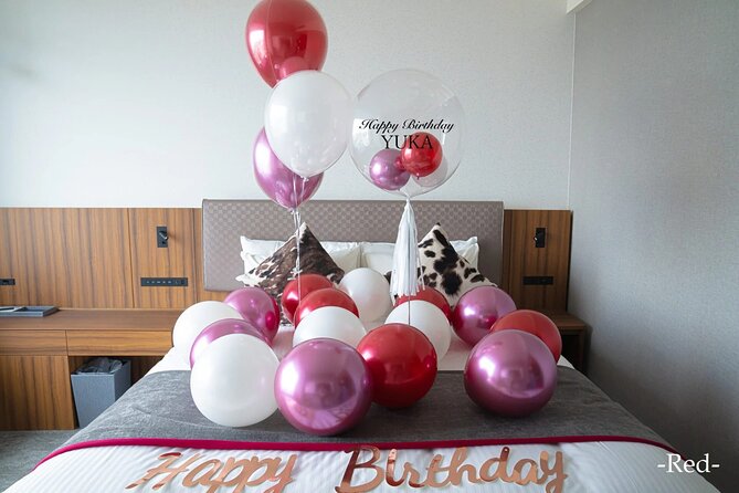 Birthday celebration surprise with balloon decoration! - Delivery to Your Location vs Picking Up Yourself