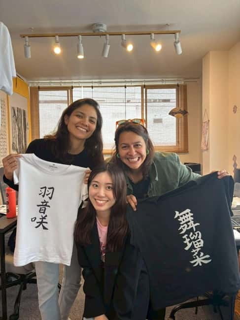 Calligraphy & print your calligraphy on a T-shirt. - Mixing Ink Like a Pro: Water, Sumi Ink Stick, and the Inkstone
