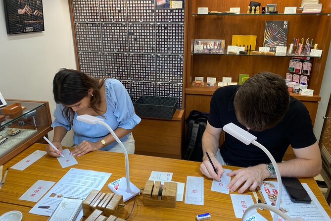 Create Your Own Japanese HANKO Name Seal in Tokyo - What you take home: your engraved Hanko and original case