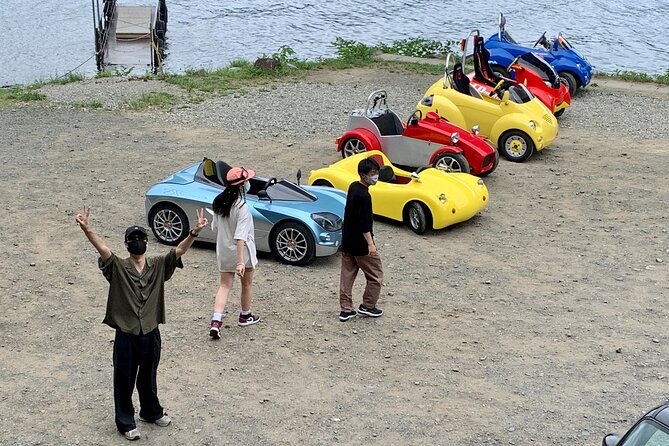 Cute & Fun E-Car tour following guide around Lake Kawaguchiko - Stop 2: The Lake Loop in a Q Car, Fuji Views While You Drive