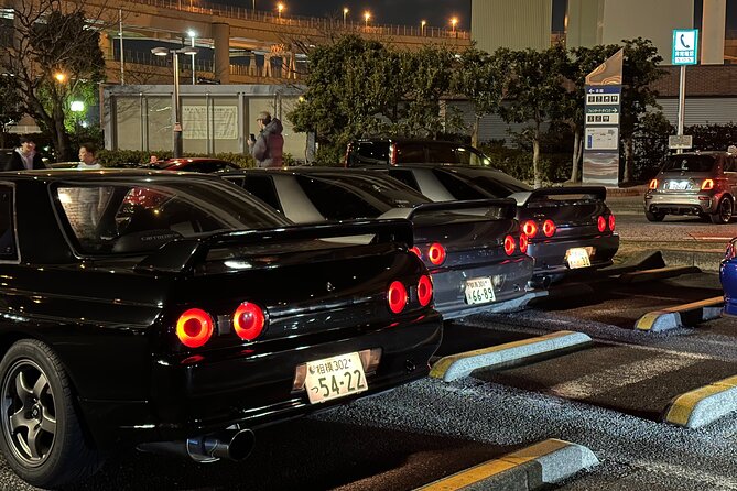 Daikoku JDM car meet experience in a GTR-R35 - Tokyo Tower and city views: quick photos, then back to the driving story