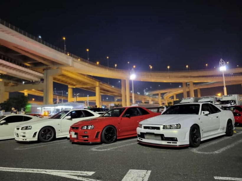 DaikokuPA:A private Daikoku tour in a customised R34! - Super Autobacs Shinonome: the shopping stop that sets the tone