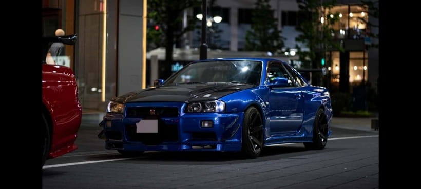 DaikokuPA:A private Daikoku tour in a customised R34! - Daikoku Parking Area: where the real JDM crowd energy happens