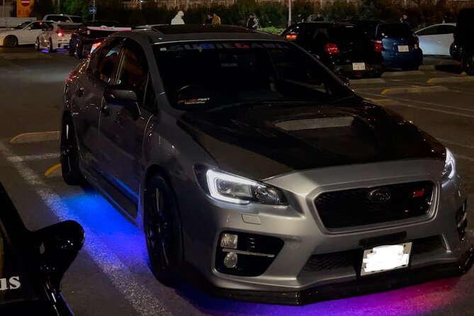 EVO, WRX, Skyline – JDM Night Run to Daikoku Car Meet - Rainbow Bridge and Tokyo Tower at night: short stops, good photo payoff