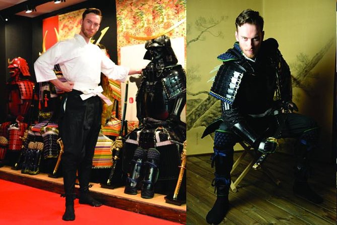 Experience of Samurai and Samurai license of Samurai Armor Photo Studio - Picking Your Armor Color and Helmet Style