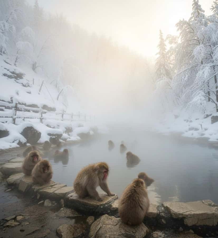 From Tokyo: Snow Monkeys and Zenkoji Temple Day Trip - Jigokudani Valley and Snow Monkey Park: Seeing Wild Hot-Spring Macaques