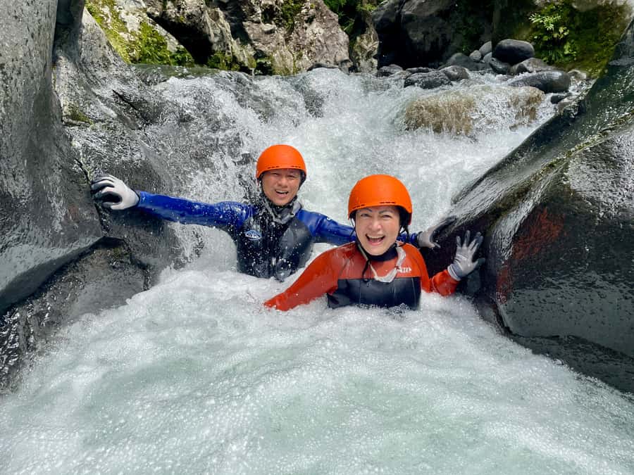 Fun Canyoning Activity at the bottom of Mt. Fuji - Quick takes