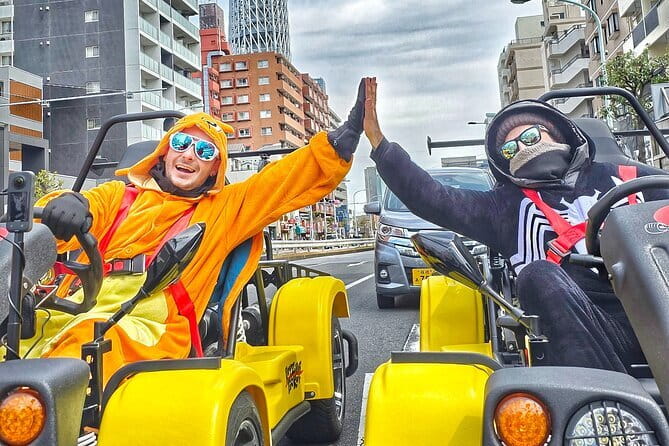 Go Karting Tokyo Bay Experience | 9 Top Destinations in 120 Mins - Gear up: costume, kart rental, insurance, and fuel