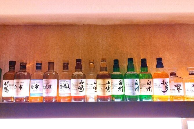 GoldenGai Daytime JapanWhisky BeginnersSession w/FemaleBartender - The Whisky Lineup: Popular Bottles Plus Hard-to-Find Choices