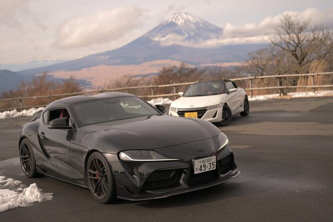 Guided Self Drive Up to 4 JDM Car Tour to Hakone and Daikoku PA - The day’s engine run: Turnpike to Tsubaki, with Fuji views built in