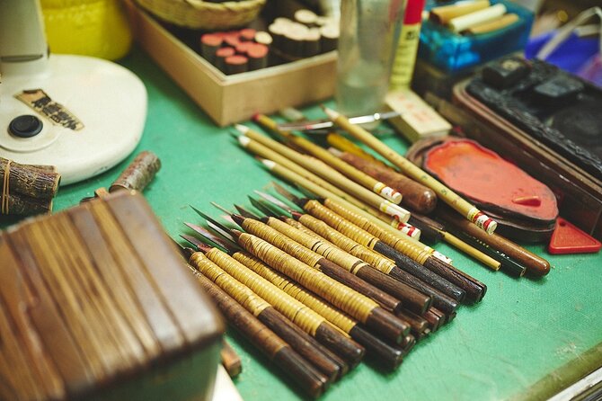 Hand-carved stamps made with craftsmen in Asakusa, Tokyo - Tools, ink, and what is actually included in your $93.33 price