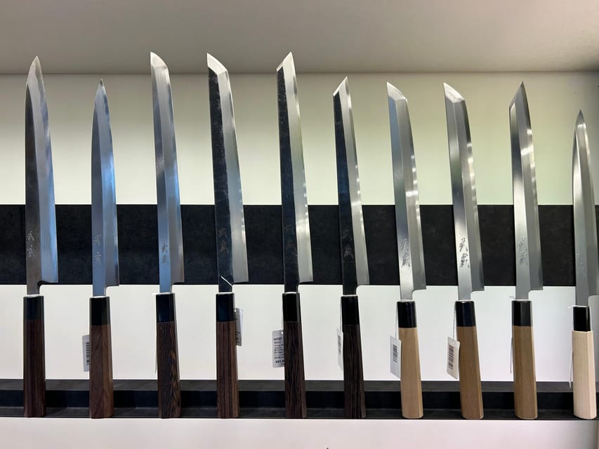 Hidden Tokyo: Explore Kitchen Street with a Local Guide - つば屋庖丁店と the rare knife stop experience