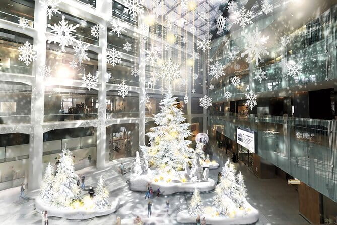 Holiday Lights Walk Tour Hibiya Midtown Tokyo Station Marunouchi - Timing and route overview: where the tour starts and ends