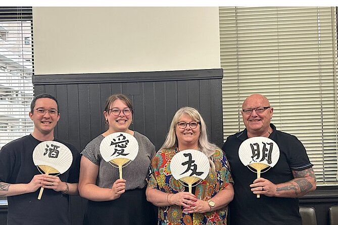 Japanese Calligraphy Class in Yokohama with Tea and Sweets - English guidance from Mami, plus personal support for different levels