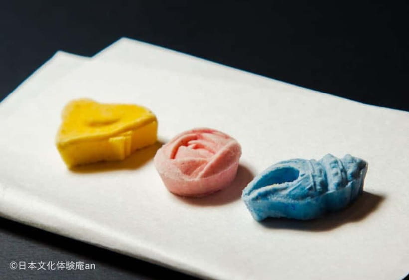 Japanese dried-type Sweets (Ohigashi) making - Where You Make Ohigashi at AN TOKYO in Japan