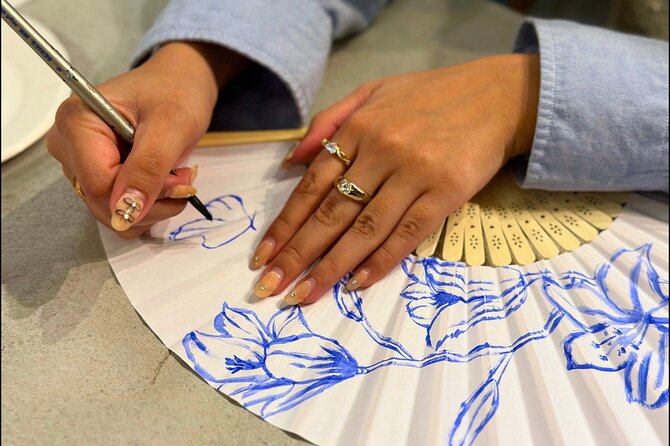 Japanese Fan Painting Workshop ~ in a Tokyo Flower Shop - Key Things I’d Actually Notice Here