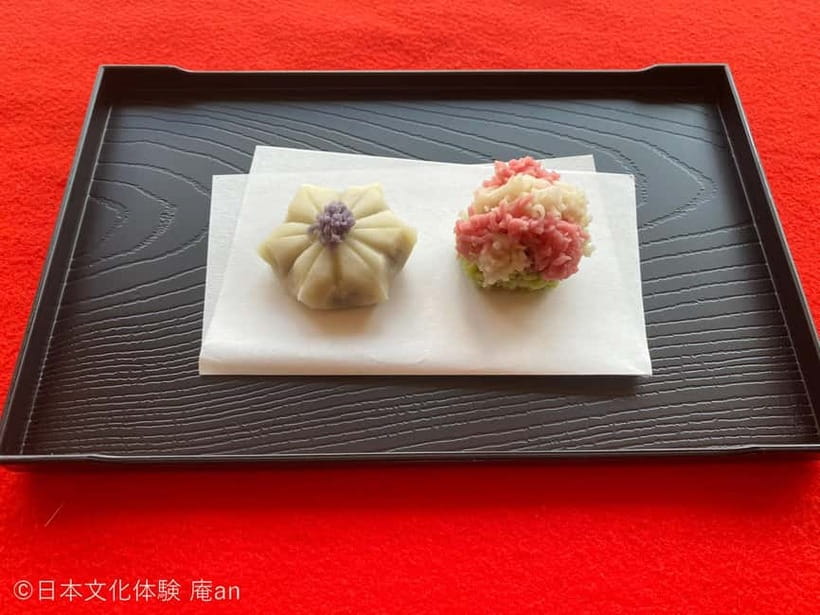 Japanese Traditional Sweets making and Tea Ceremony - Nerikiri and tea in one 95-minute rhythm