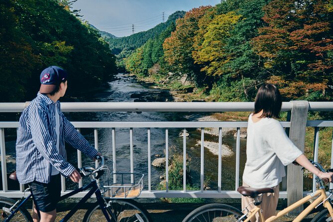Little Adventure with Cycling in Tokyo No. 1 Crystal Clear River - Kurochaya Stops: Bridges, Gardens, and Café Time Over the Valley
