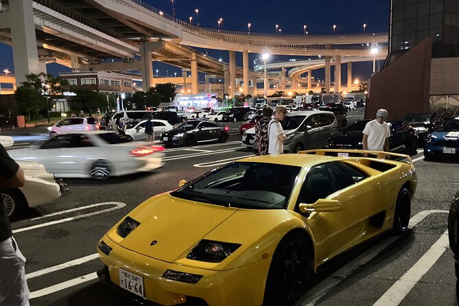 Luxury Tokyo Night Drive – Porsche Panamera, Daikoku PA & Bay - Daikoku Parking Area, Where Nighttime Car Culture Takes Over