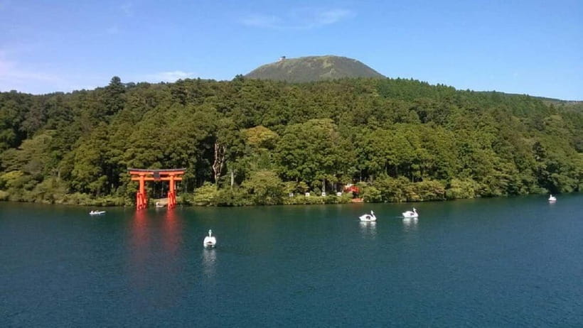Mt.Fuji Hakone Day Tour With Lake Ashi Cruise, FREE Ropeway - A 10-hour sampler of Fuji, Hakone steam, and spring ponds