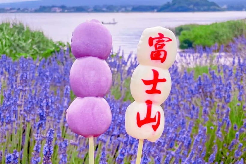 Mt. Fuji Heritage Tour: Traditional Villages, Lakes & Shrine - Oshino Hakkai, eight ponds, calm reflections, and small edible souvenirs
