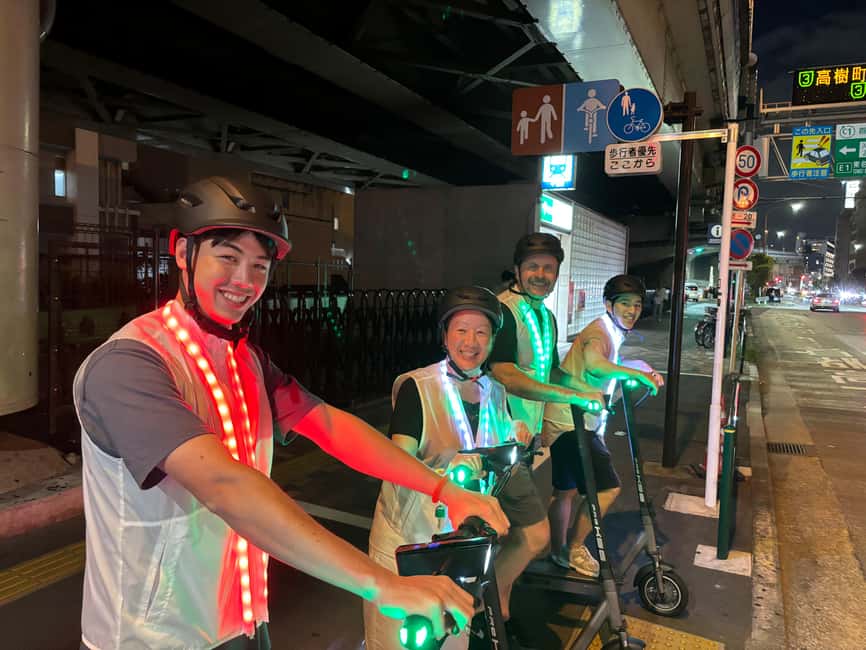 Night E-Scooter Ride to Tokyo Tower - No License Needed - Starting in Mita: Your Workshop and the First Roll-Out
