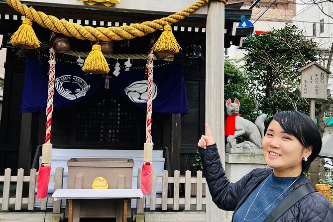 Nihonbashi Ningyocho Tour Seven Lucky Shrines and Treats - Stop 1: Koami Shrine, wishing for good fortune
