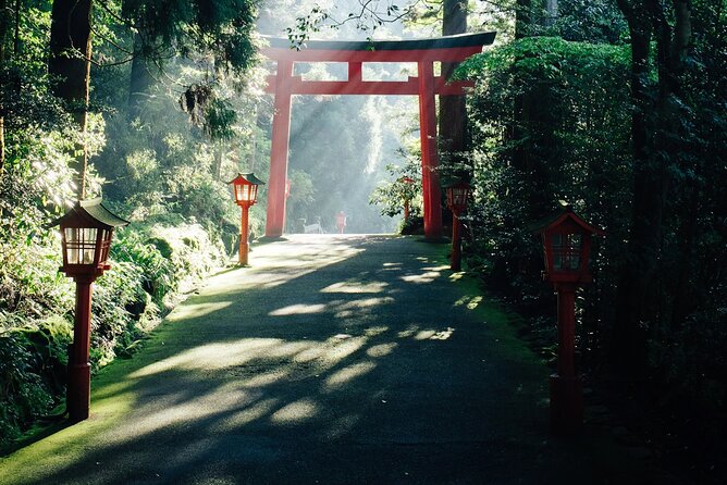 Private Fuji Hakone Tour Charter with English Speaking Driver - Lake Ashi in motion: cruise and lake viewpoints