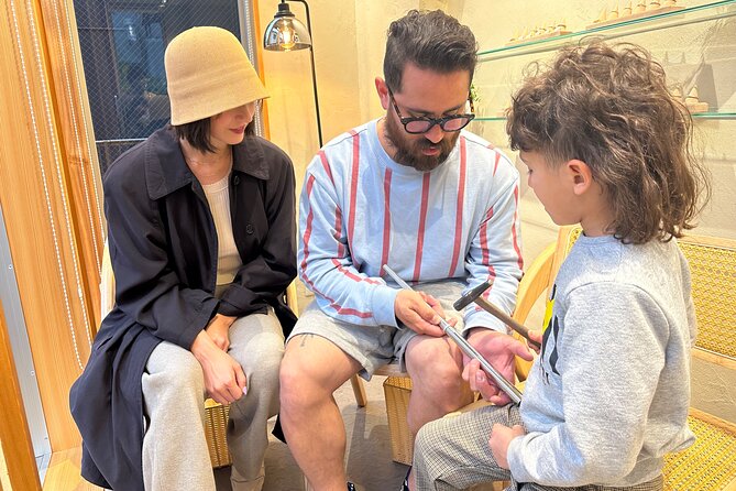 Private Handmade Ring Workshop Activity in Tokyo Shibuya - Hammer time: making the texture your hands can feel