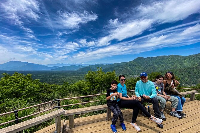 Private Local Hiking to enjoy the nature and culture of Mt.Fuji - The first views: Lake Kawaguchiko when the sky cooperates