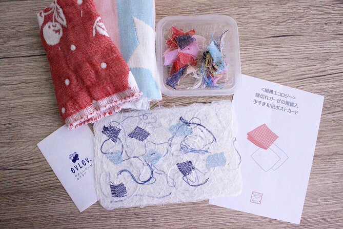 Private Workshop to Create Paper Last for 1,000 years in Ueno - What You Actually Make: Two Postcards, Rakusui Paper, and A5