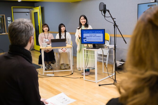 Professional Japanese Anime Voice Acting Workshop in Tokyo - Recording in a Real Studio: A Short Session With Serious Tech