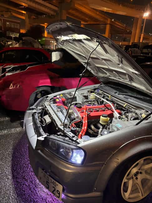 R34Skyline Daikoku PA Fast & Furious Private Experience - Tokyo Tower Photo Stop, Then Back to Your Drop-off