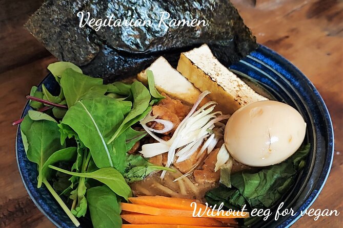 Ramen & Dumpling Cooking in Tokyo with Chef/Vegan possible - Dietary needs, including vegetarian and no fish/seafood support