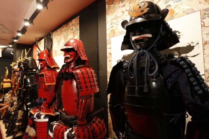 Samurai Armor Photo Shoot in Shibuya - Seven Armor Sets, Sword Moment, and the Walking Option