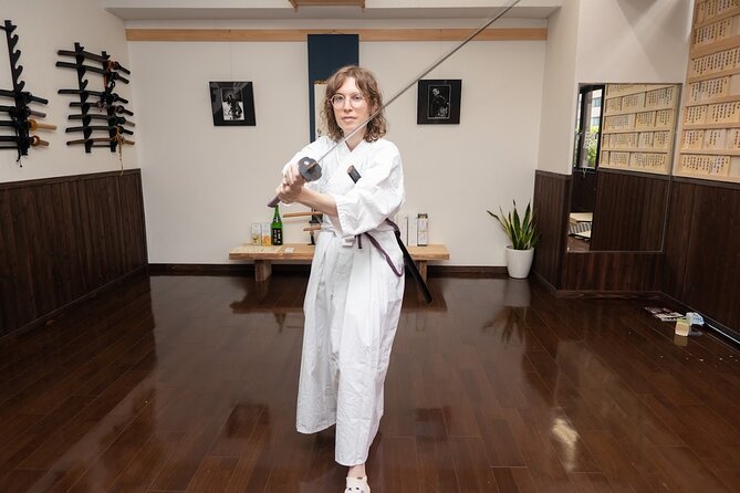 Samurai experience: art and soul of the sword - The optional real-sword tatami cut, age rules and safety