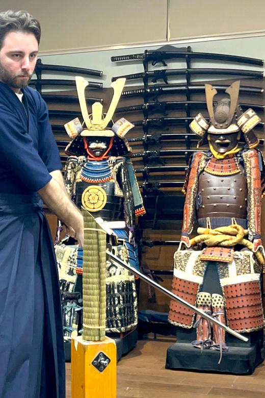 Samurai sword cutting experience - The Ending Ritual: Questions, Commemorative Photo, and Closure